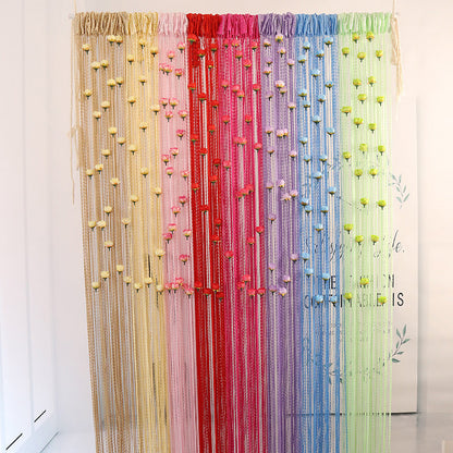 Rynx | Floral Decorative Hanging Room Divider Curtain