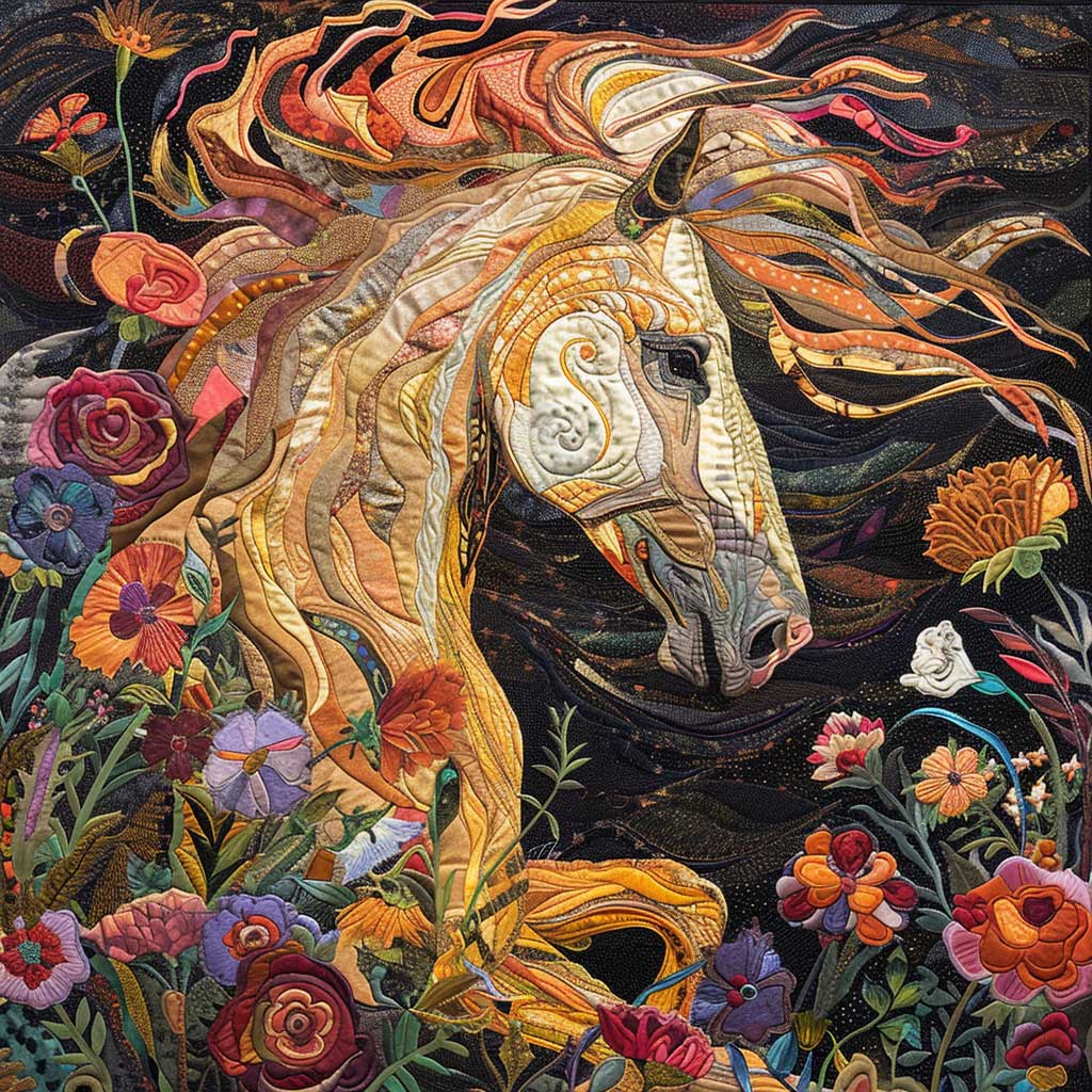 Rynx | Flower Horse Quilt