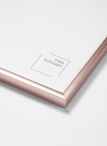 Rynx | Rose Gold Metal Frame, 20x25 cm | 8x10 in