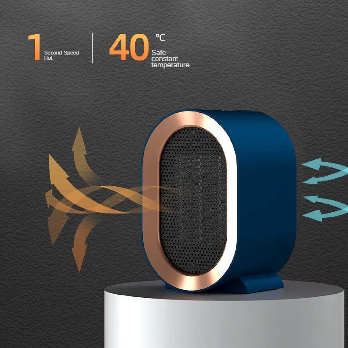 RYNX | Small Energy-Efficient Room Electric Heater Portable Low-Energy Energy Saving