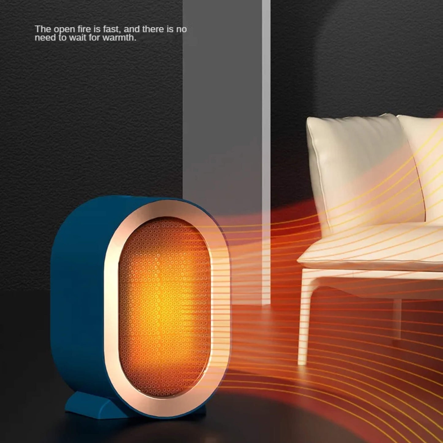 RYNX | Small Energy-Efficient Room Electric Heater Portable Low-Energy Energy Saving