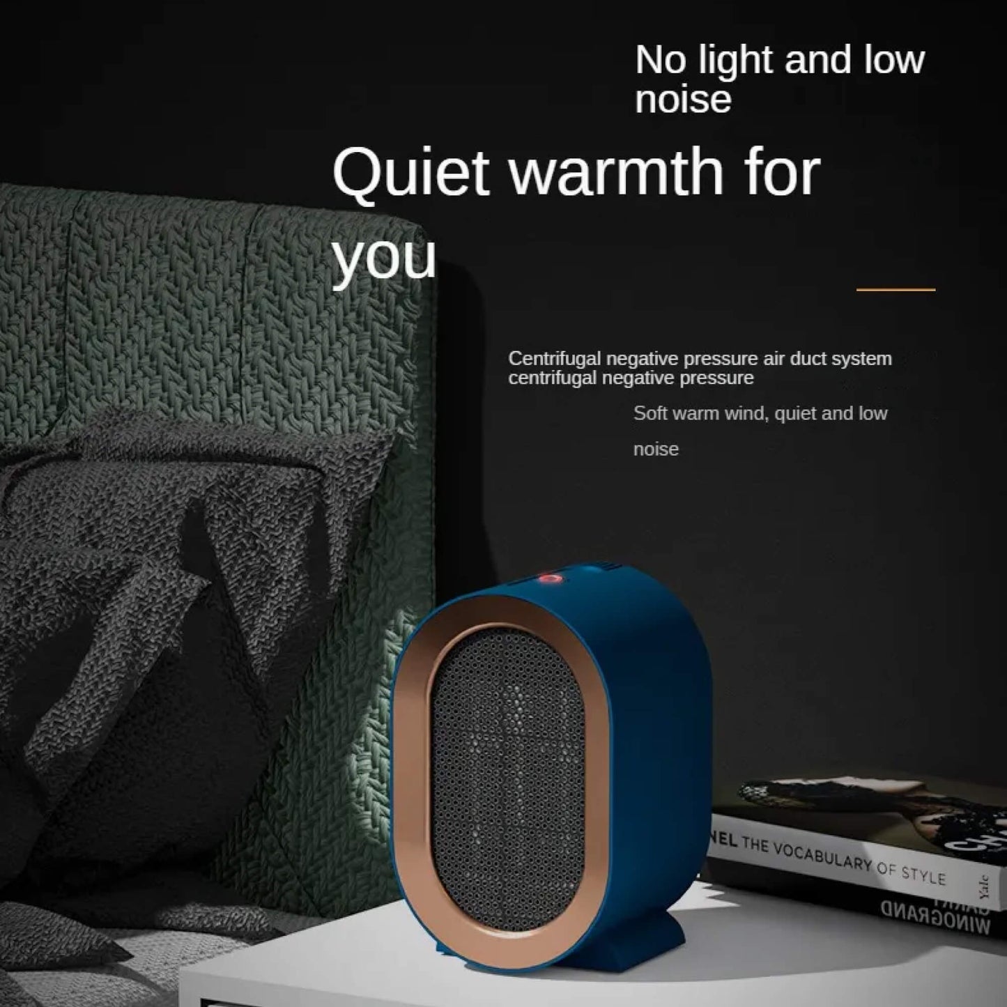 RYNX | Small Energy-Efficient Room Electric Heater Portable Low-Energy Energy Saving
