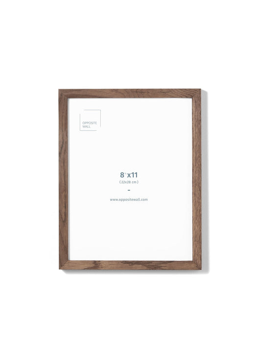 Rynx | Dark Oak Frame, 8.5x11 inches | 22x28 cm