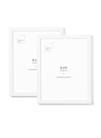 Rynx | White Oak Frames (2 Pack), 8.5x11 in | 22x28 cm
