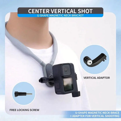 Rynx | Hands-free U-shaped neck holder for POV and Vlog recordings