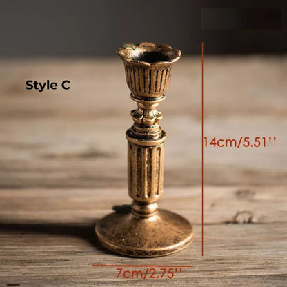 Rynx | AuricGlow – Rustic Candle Holder with Elegant Luxury for a Timeless Look
