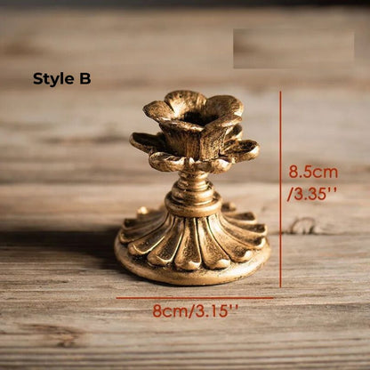 Rynx | AuricGlow – Rustic Candle Holder with Elegant Luxury for a Timeless Look