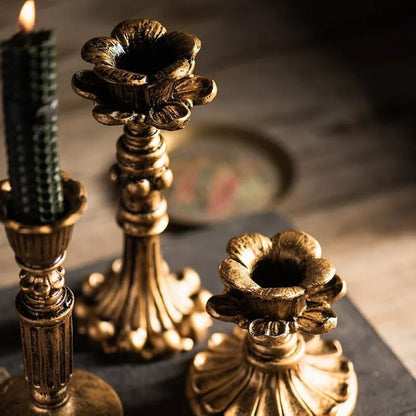 Rynx | AuricGlow – Rustic Candle Holder with Elegant Luxury for a Timeless Look