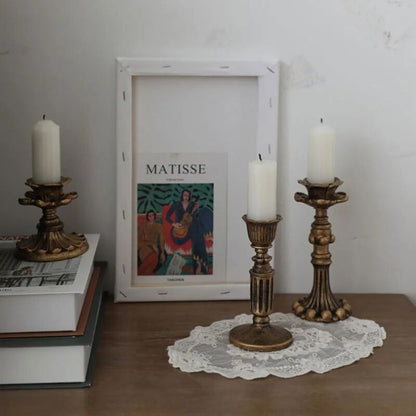 Rynx | AuricGlow – Rustic Candle Holder with Elegant Luxury for a Timeless Look