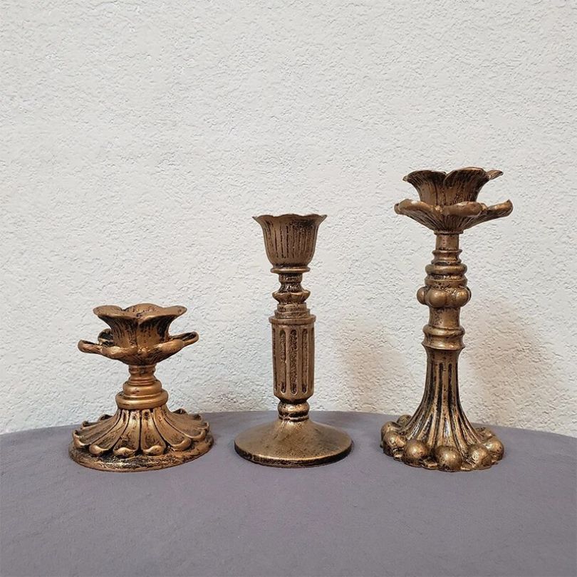 Rynx | AuricGlow – Rustic Candle Holder with Elegant Luxury for a Timeless Look