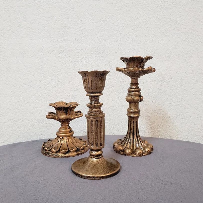 Rynx | AuricGlow – Rustic Candle Holder with Elegant Luxury for a Timeless Look