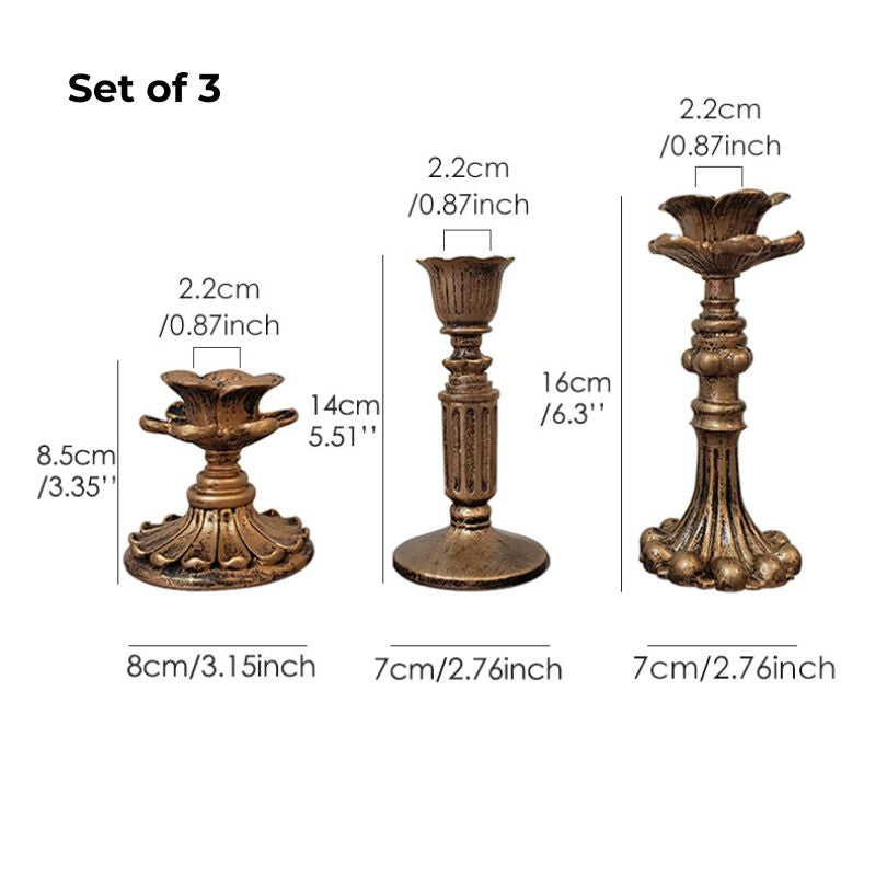 Rynx | AuricGlow – Rustic Candle Holder with Elegant Luxury for a Timeless Look