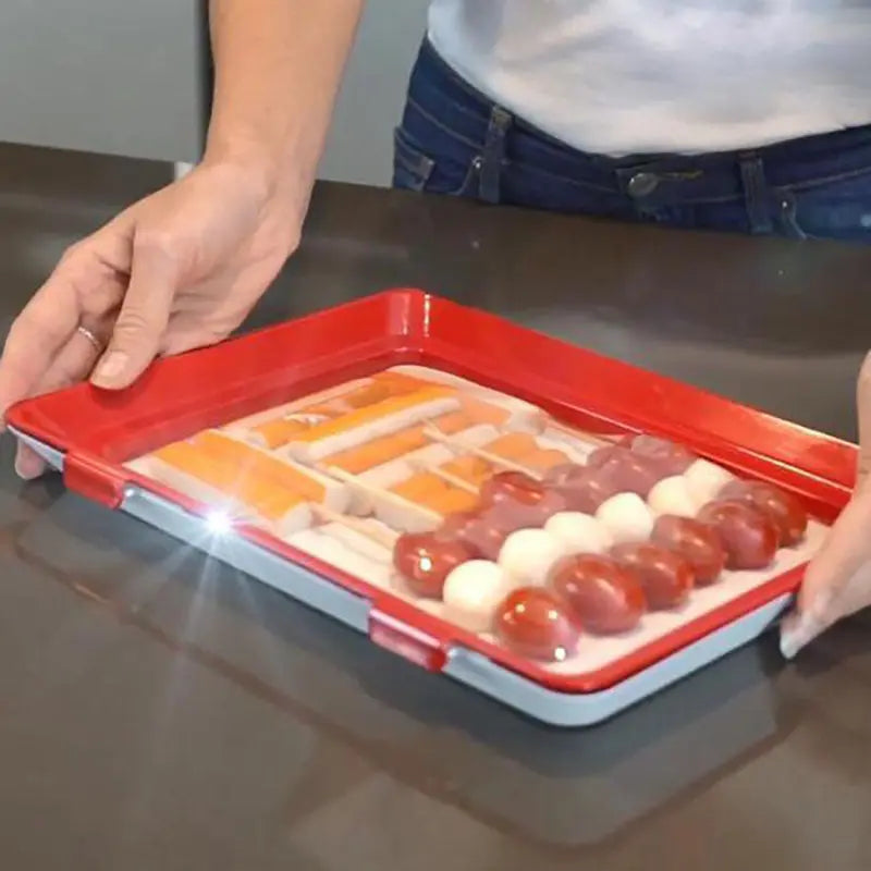 Rynx | Fresh container with airtight closure – Stackable storage tray
