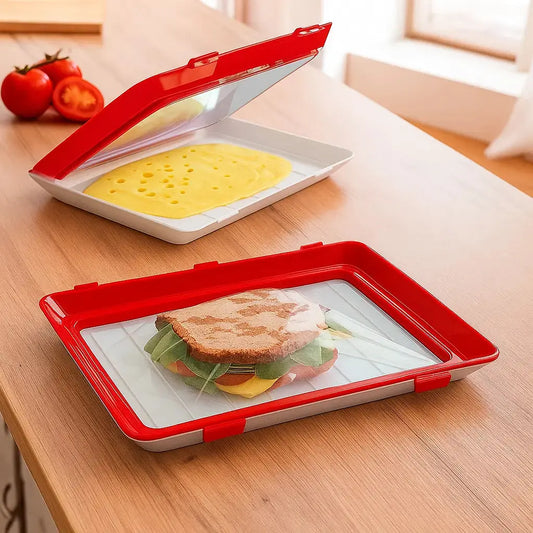Rynx | Fresh container with airtight closure – Stackable storage tray