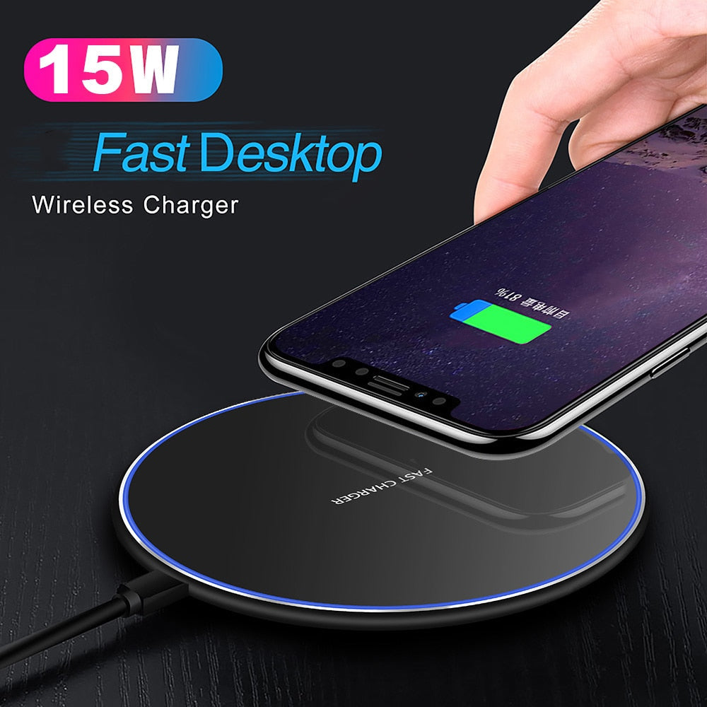 RYNX | 30W Fast Wireless Charging Pad | Premium Usb C Charging Cable Magsafe Charger For Apple Iphone, Samsung & Android - Fast Wireless Charging Pad