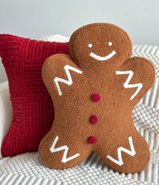 Rynx | Mr. Gingerbread Cookie Form Cushion