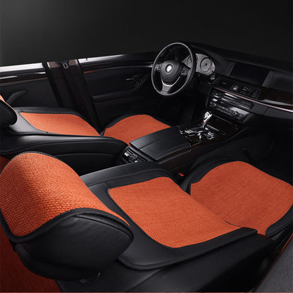 RYNX | Cotton Blend Breathable Anti-Slip Car Seat Cover Full Set