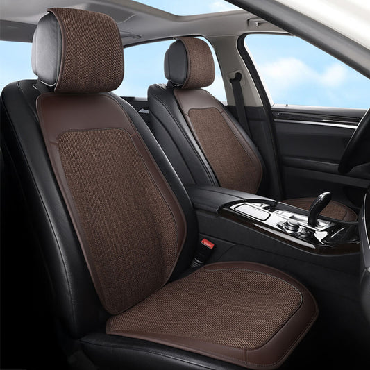 RYNX | Cotton Blend Breathable Anti-Slip Car Seat Cover Full Set
