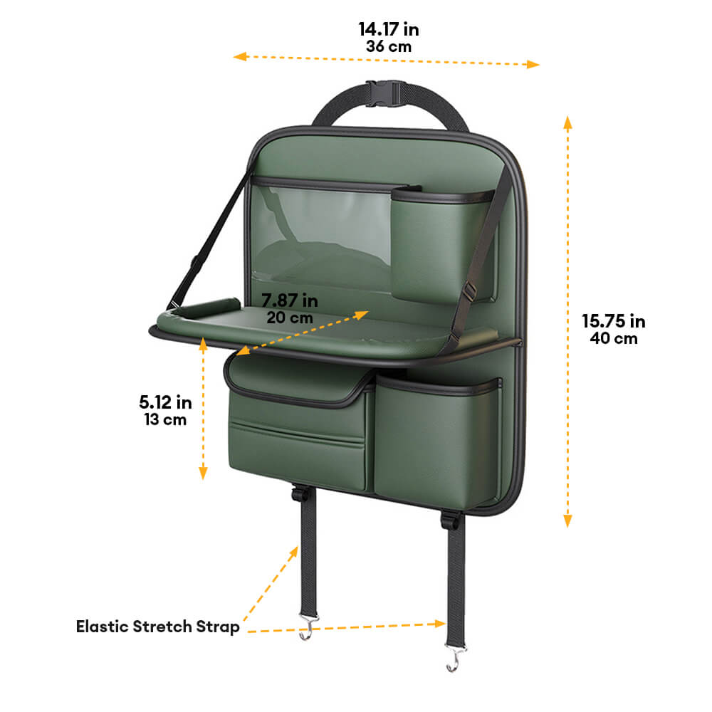 RYNX | Backseat Foldable Organizer with Tray Table