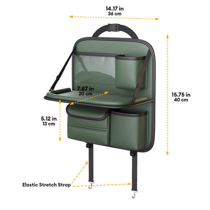 RYNX | Backseat Foldable Organizer with Tray Table