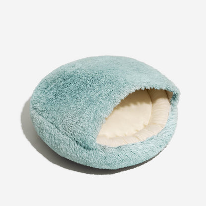 RYNX | Plush Semi-Enclosed Pet Nest Pita Bed For Dogs