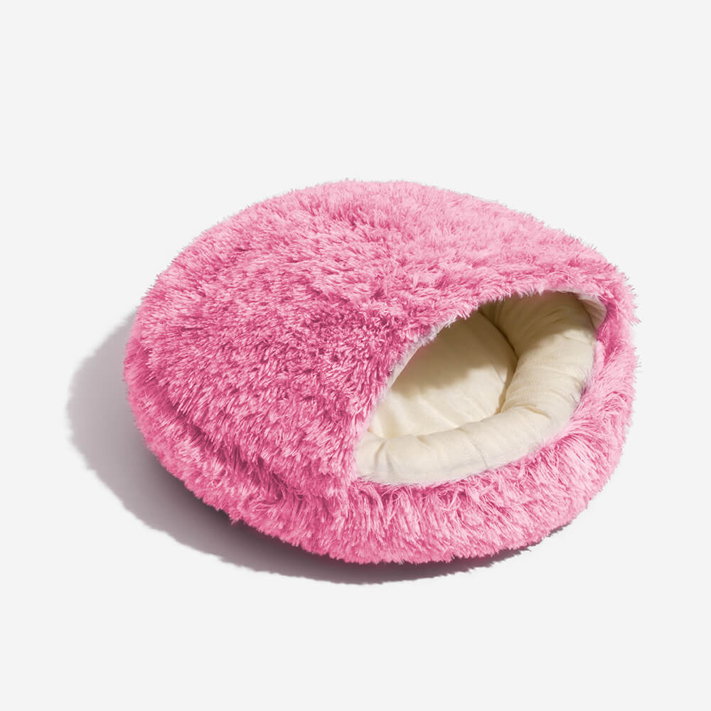 RYNX | Plush Semi-Enclosed Pet Nest Pita Bed For Dogs