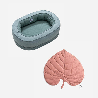 Rynx | Leaf-shaped Dog Blanket With Donut Dog Bed Luxury Dog Gifts