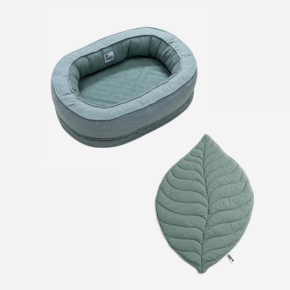 Rynx | Leaf-shaped Dog Blanket With Donut Dog Bed Luxury Dog Gifts