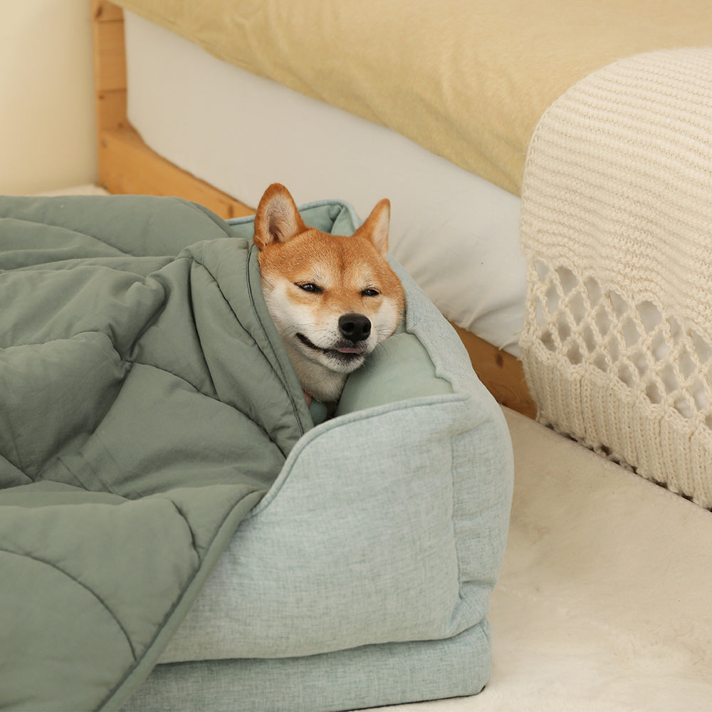 Rynx | Leaf-shaped Dog Blanket With Donut Dog Bed Luxury Dog Gifts