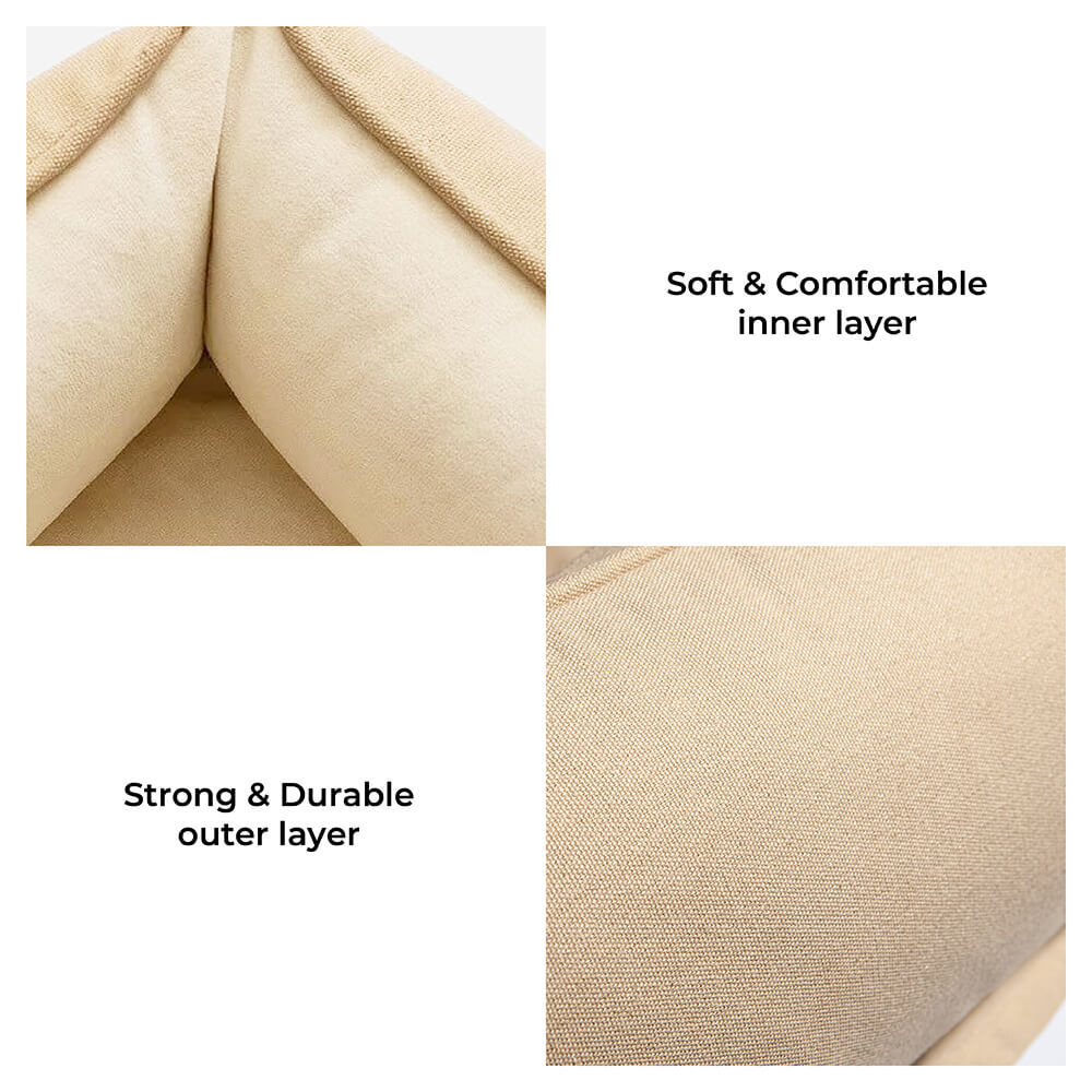 RYNX | Non-Slip Bolster Cat Bed - Cloudy Dream