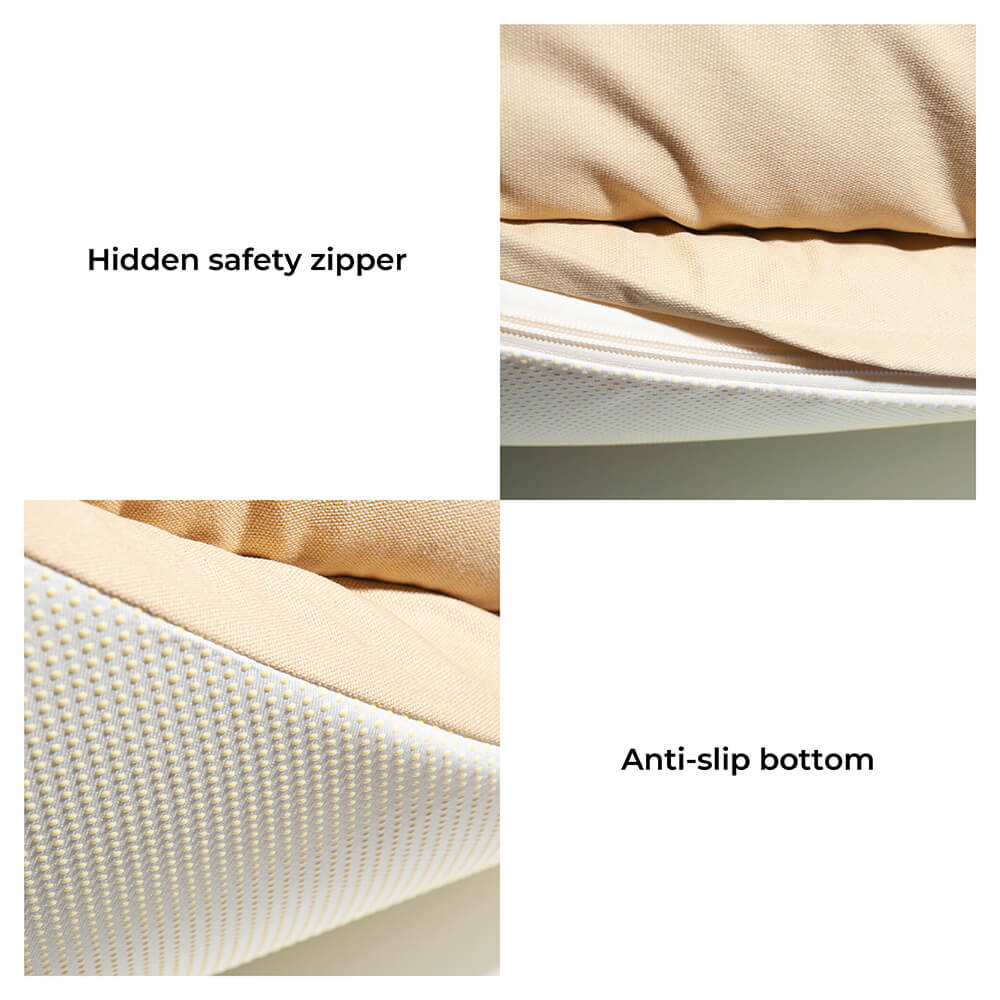 RYNX | Non-Slip Bolster Cat Bed - Cloudy Dream
