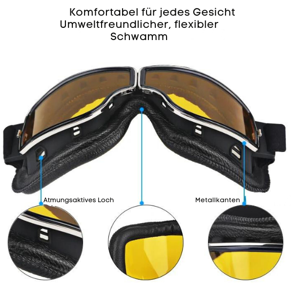 RYNX | Vintage-Motorcycle Glasses – Perfect Fit Over Your Glasses