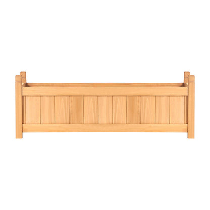 RYNX | Raised Wooden Planters Outdoor Box Vegetables 90X30X33Cm