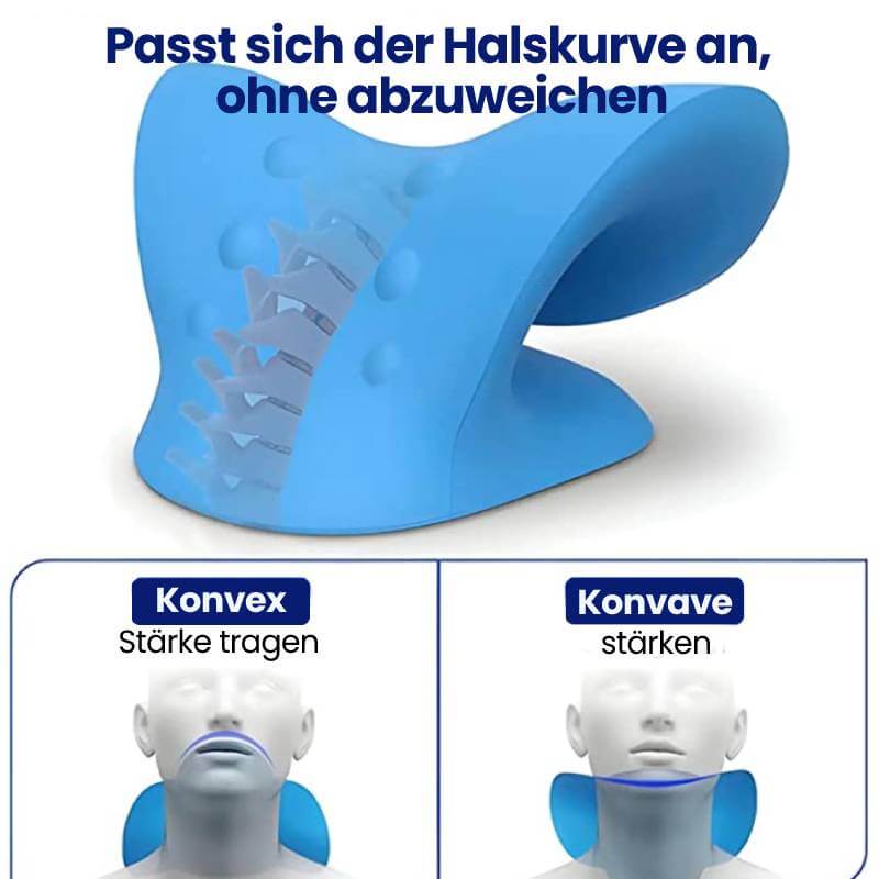 Rynx | Neck and shoulder relaxer, portable cervical traction device, neck exerciser, neck support correction, chiropractor pillow for relief of temporomandibular joint pain