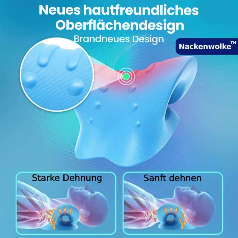 Rynx | Neck and shoulder relaxer, portable cervical traction device, neck exerciser, neck support correction, chiropractor pillow for relief of temporomandibular joint pain