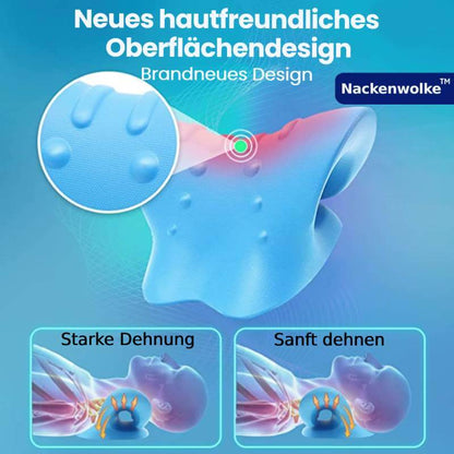 Rynx | Neck and shoulder relaxer, portable cervical traction device, neck exerciser, neck support correction, chiropractor pillow for relief of temporomandibular joint pain