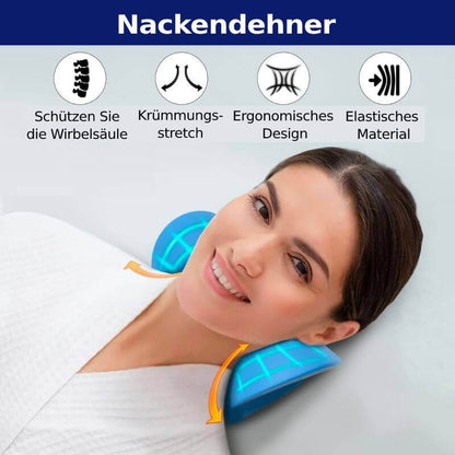 Rynx | Neck and shoulder relaxer, portable cervical traction device, neck exerciser, neck support correction, chiropractor pillow for relief of temporomandibular joint pain