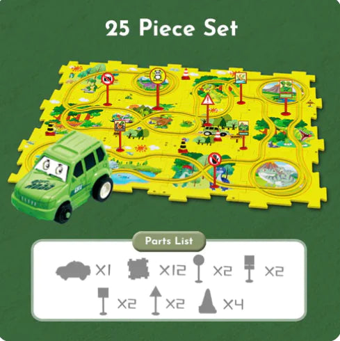 Rynx | Kids Track Car Set