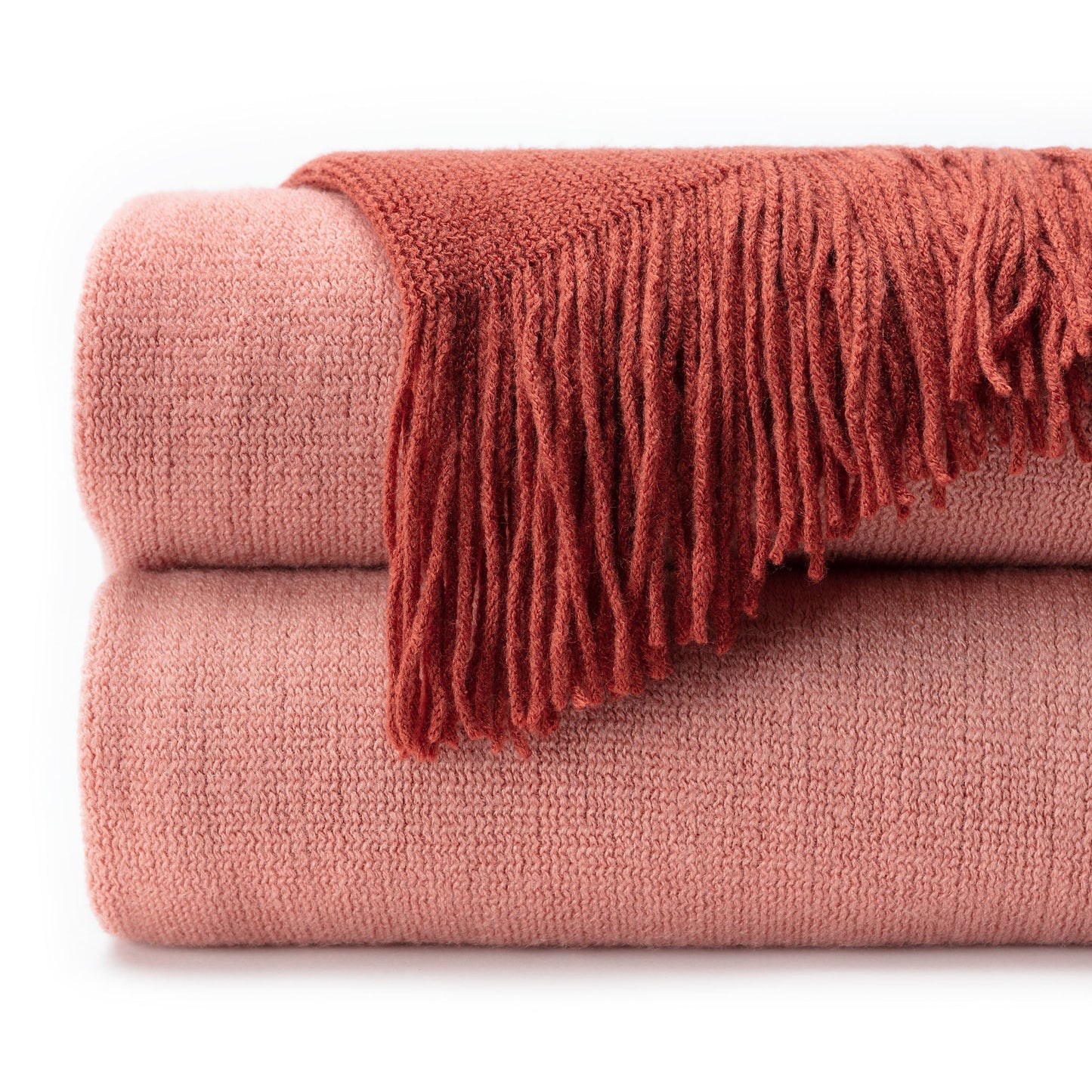 Rynx | Ombre Fringe Throw Blanket