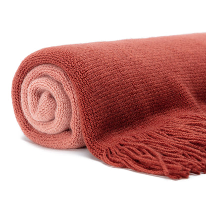 Rynx | Ombre Fringe Throw Blanket