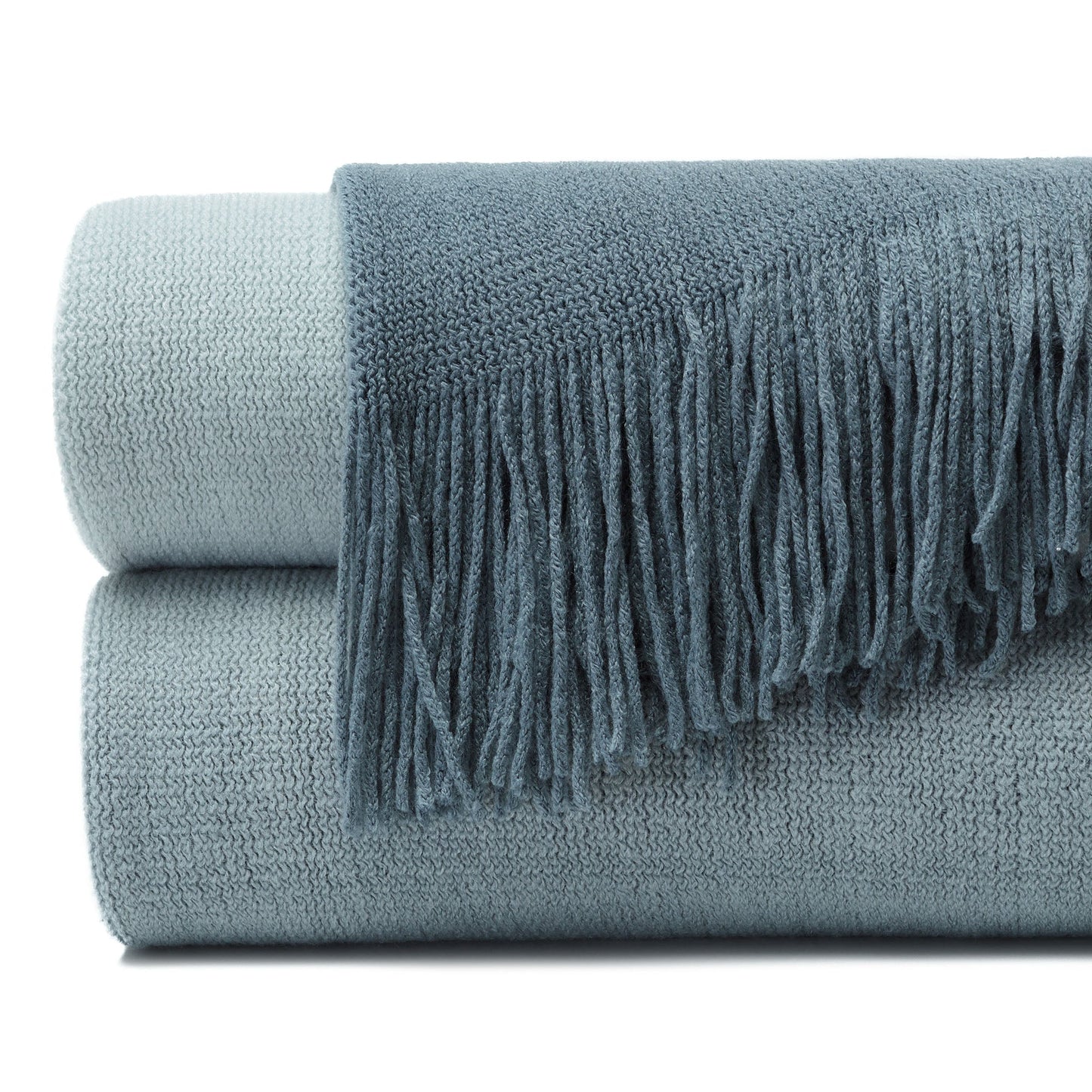 Rynx | Ombre Fringe Throw Blanket