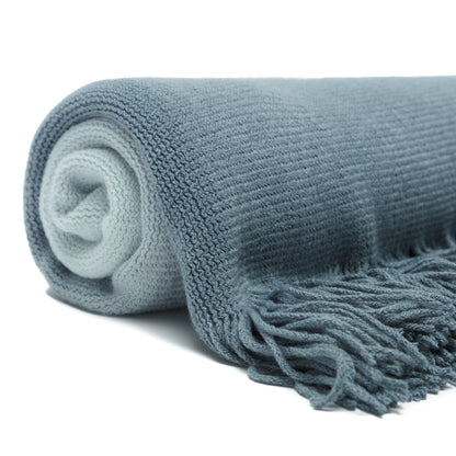 Rynx | Ombre Fringe Throw Blanket