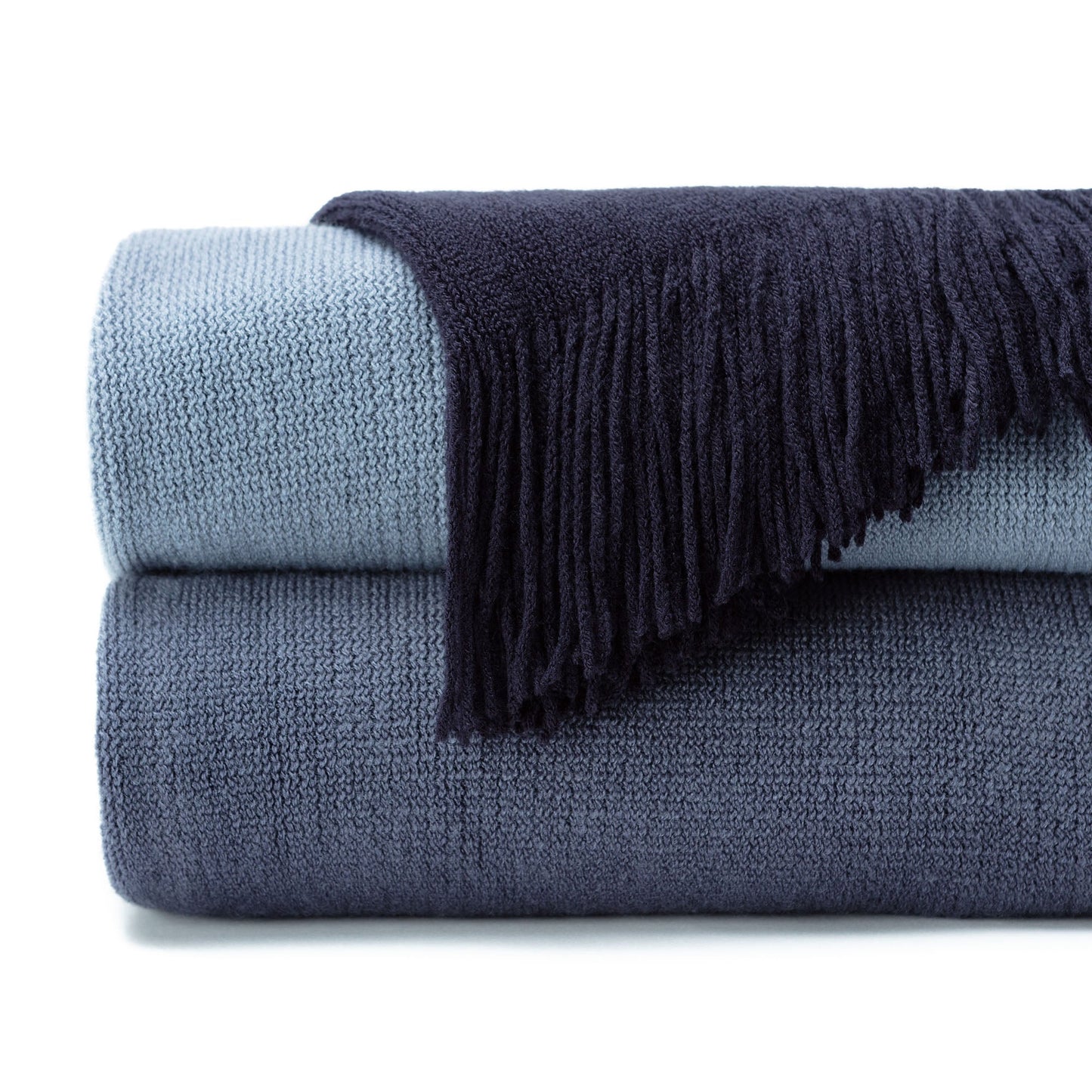 Rynx | Ombre Fringe Throw Blanket