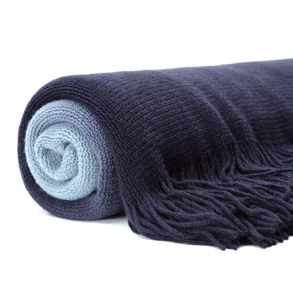Rynx | Ombre Fringe Throw Blanket