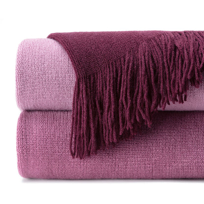 Rynx | Ombre Fringe Throw Blanket