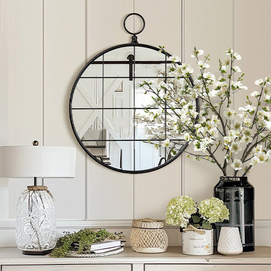 Rynx | Multi-panel round wall mirror