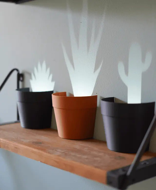 Rynx | Garden-Graveyard-Plant Pot with LED Light Projection