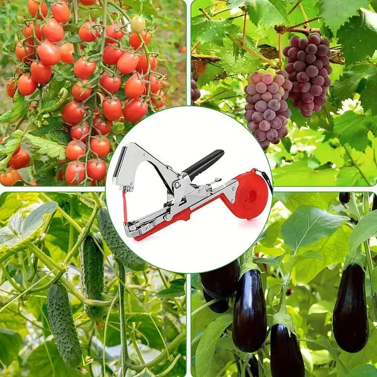 Rynx | Garden Plant Tying Tool Set | 10 Rolls of Tape and 10,000 Staples