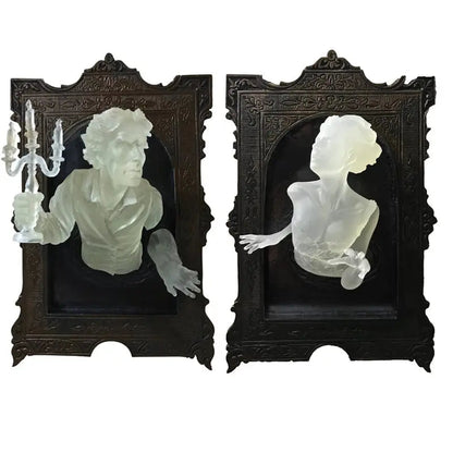 Rynx | Spirit in the Mirror – Shining 3D wall decoration made of resin for mysterious spaces