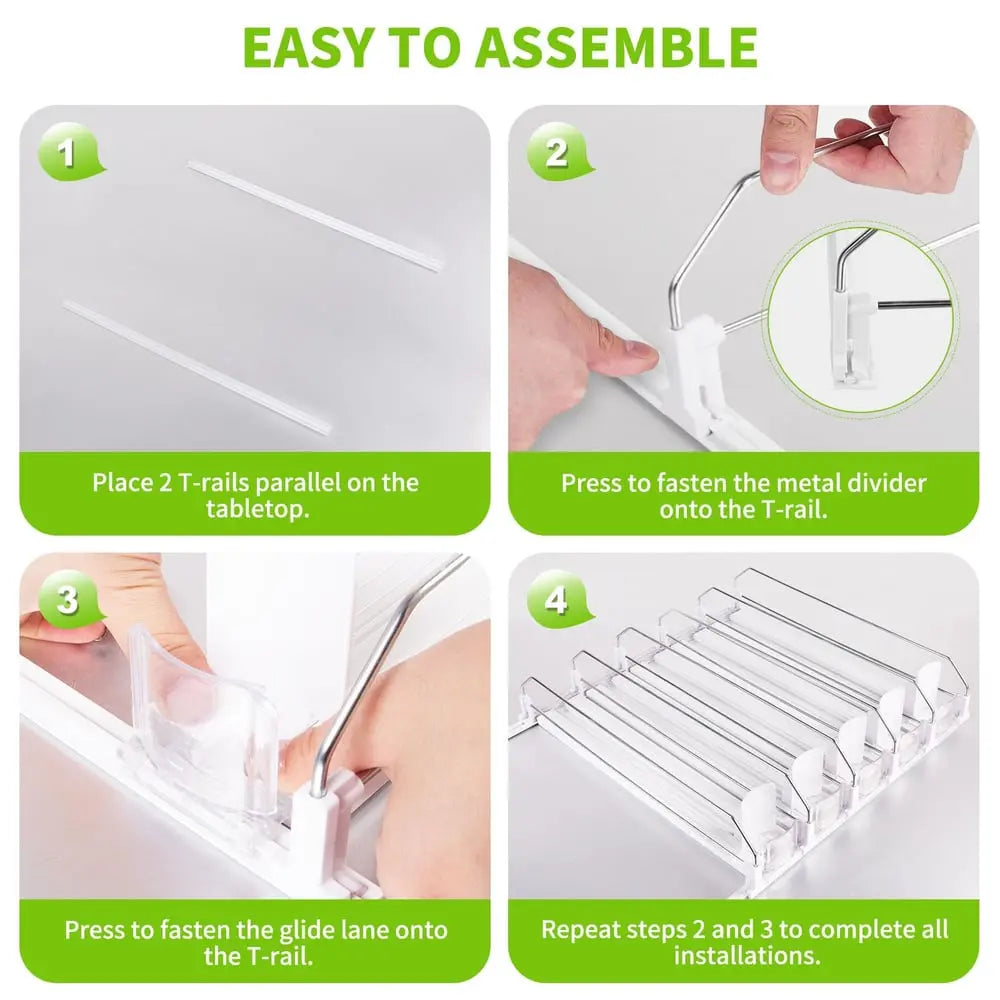 Rynx | Drink Organizer for Refrigerator – Adjustable with Automatic Feed